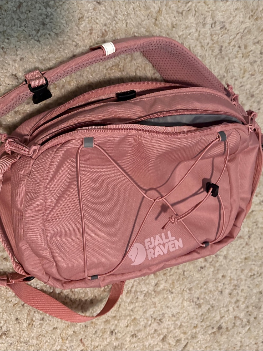 Fjallraven Rose Pink Crossbody Travel Bag Skule Sling 6